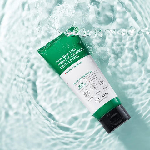 Soonsu Beauty AHA BHA PHA 30 days Miracle Calming Body Lotion application use