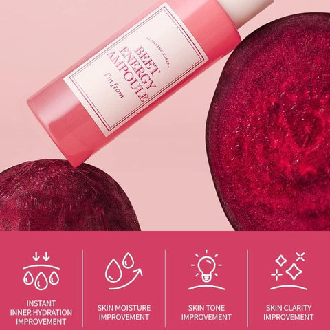 Soonsu Beauty Beet Energy Ampoule texture close-up