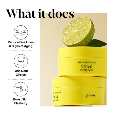 Soonsu Beauty Green Tangerine Vita C Eye Gel Patch 60pads texture close-up