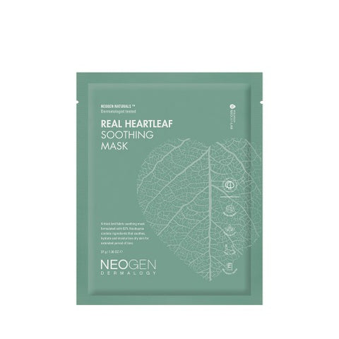 Neogen Real Hartleaf Soothing Mask Pack (5 sheets)