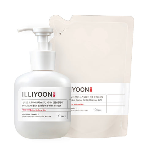 ILLIYOON Probiotics Gentle Feminine Cleanser 300ml + 250ml Refill
