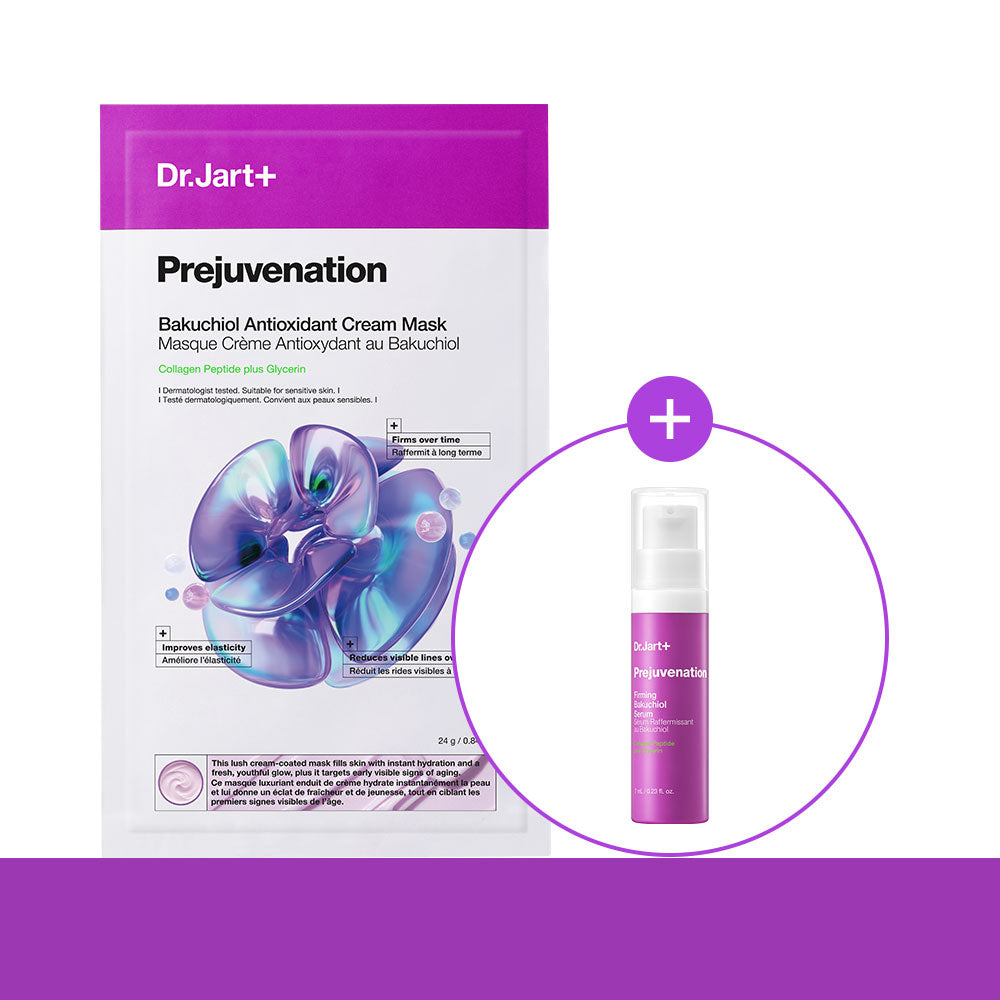 Dr.Jart+ Prejuvenation Bakuchiol Antioxidant Cream Mask 1 sheet (+ Serum 7ml)