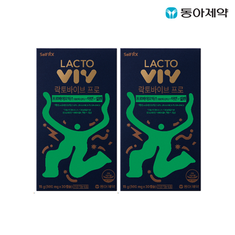 Dong-A Pharm LactoVibe Pro Probiotics 60 Capsules (2-Month Supply)