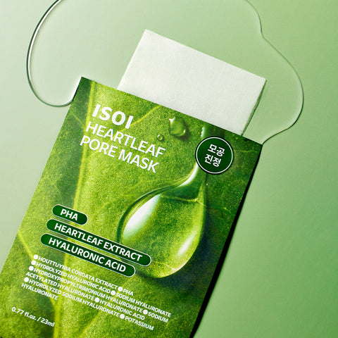 ISOI Adhesive Sheet Mask 23ml - 20 Sheets (Plum / Houttuynia / Ocean / Propolis)
