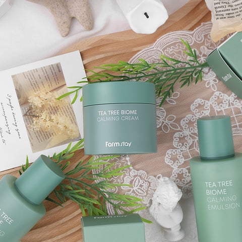 Farmstay Tea Tree Biome Calming Cream 80ml (3 pack)