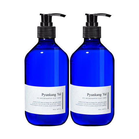 Pyunkang Yul Kids Ato Wash & Shampoo Blue Label 500ml 1+1 (Fragrance-Free)