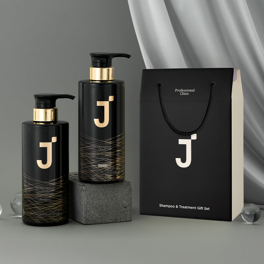 Jsoop Professional Clinic Mild-Acid Shampoo & Treatment 2-Piece Gift Set (500ml+500ml)