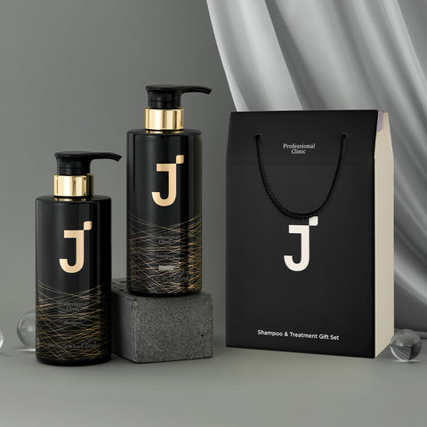 Jsoop Professional Clinic Mild-Acid Shampoo & Treatment 2-Piece Gift Set (500ml+500ml)