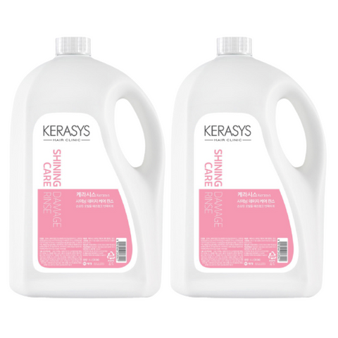 Kerasys Shining Damage Rinse 4L Container x2 (Pump Cap Not Included)