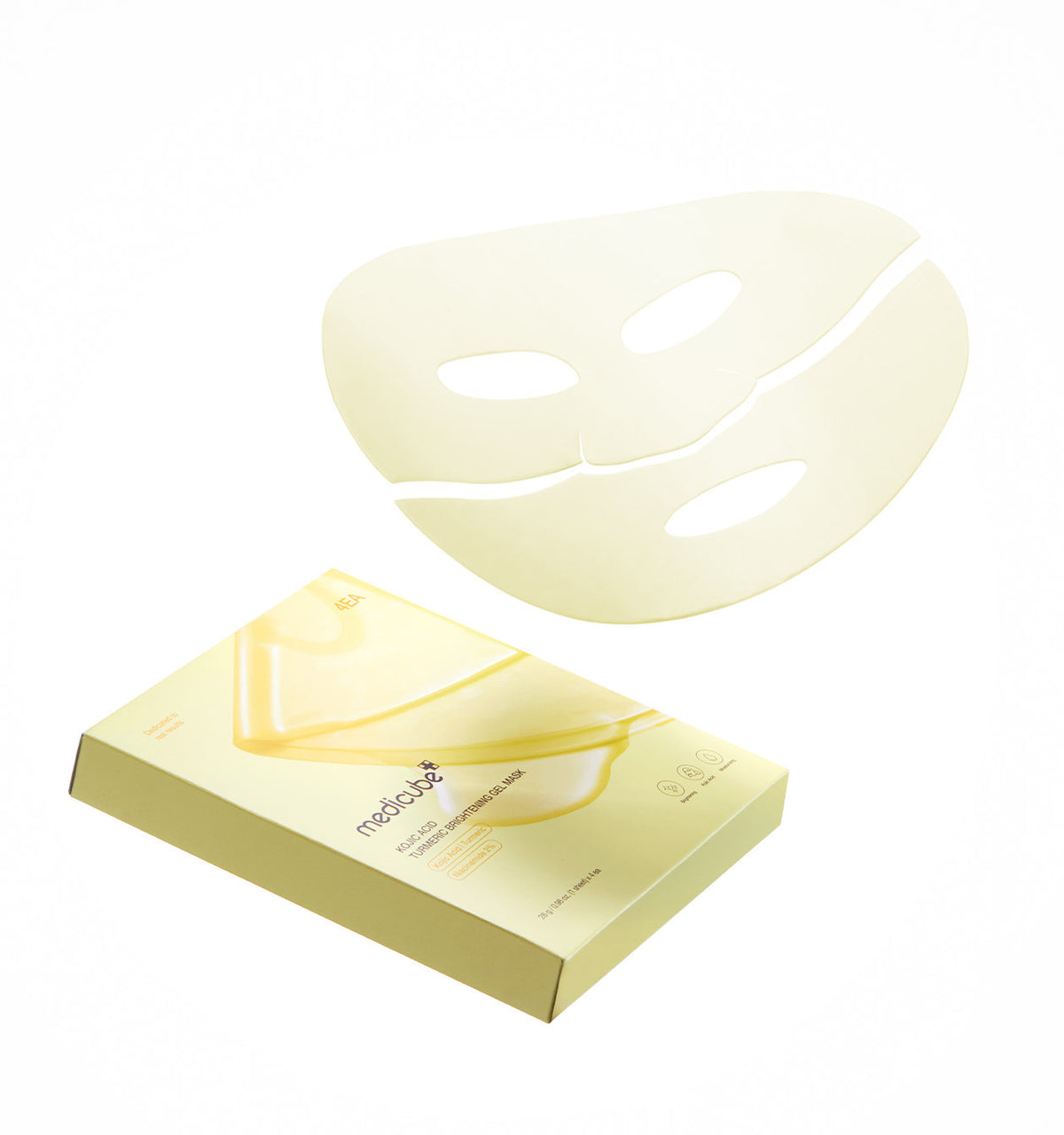 Medicube Kojic Acid + Turmeric Brightening Gel Mask Pack (4 sheets)