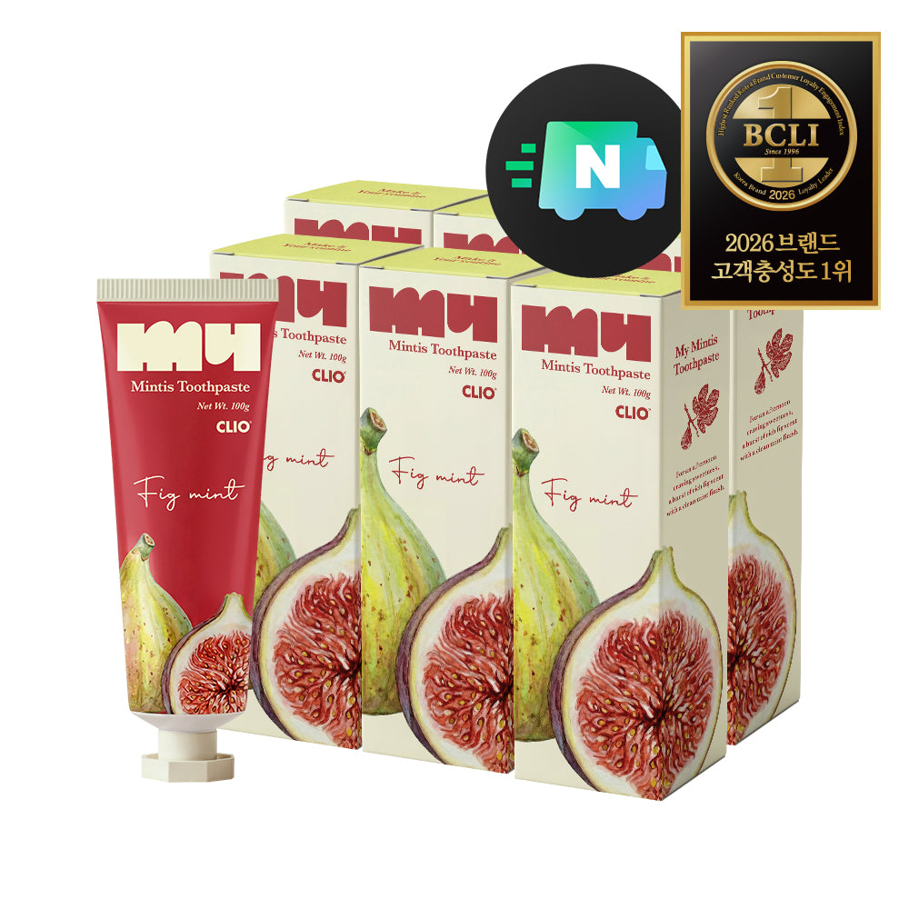 Clio My Mintis Fig Mint Toothpaste 100g 3-pack x 2 Set