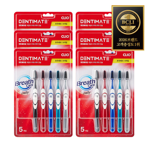 Clio Dentimate Daily Breathcare Ultra-Fine Bristle Interdental Toothbrush 10pcs (3-Set)