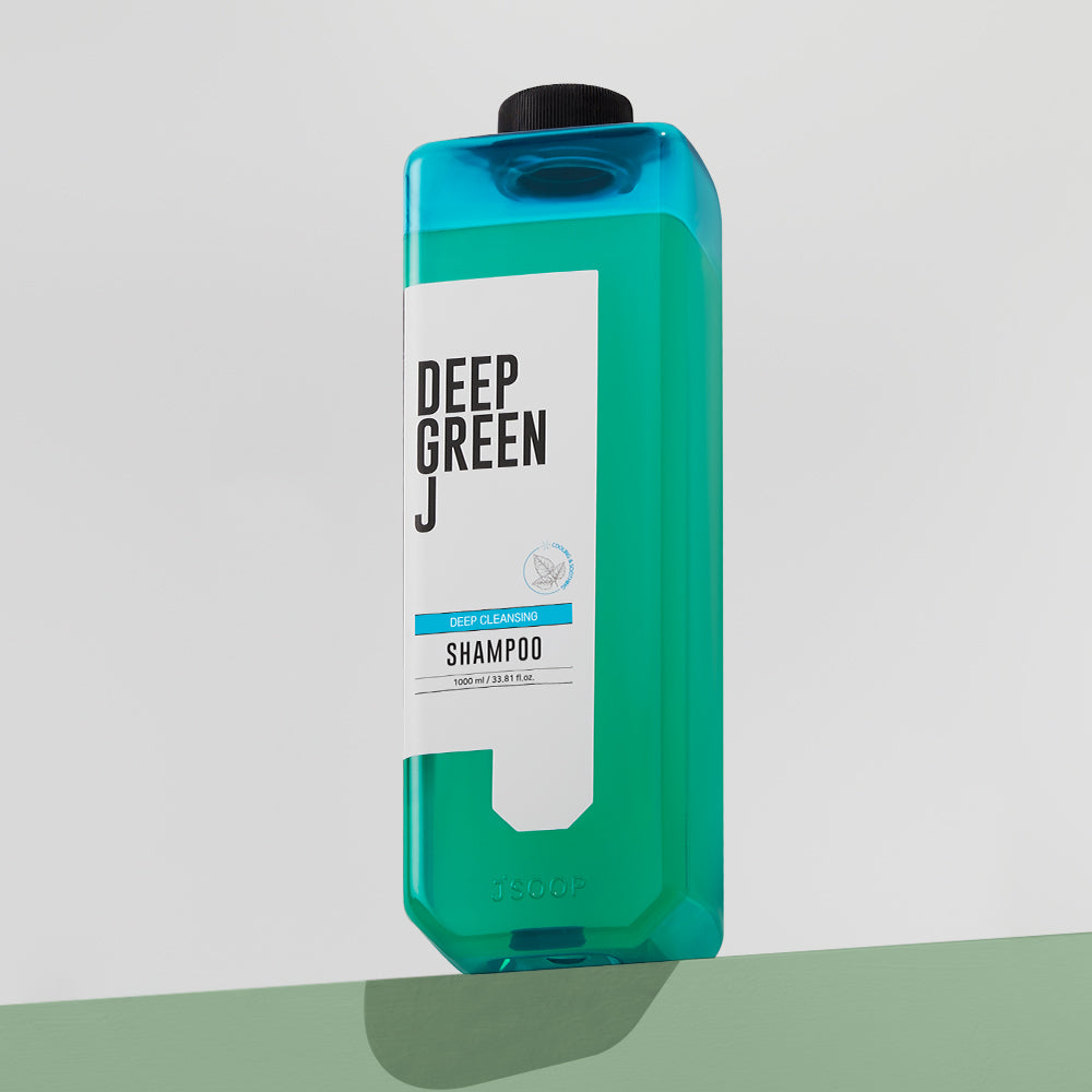 Jsoop Deep Green J Tea Tree Fresh Shampoo 1000ml