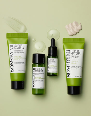 Some By Mi Super Matcha Pore Care Starter Kit (4-piece Set)