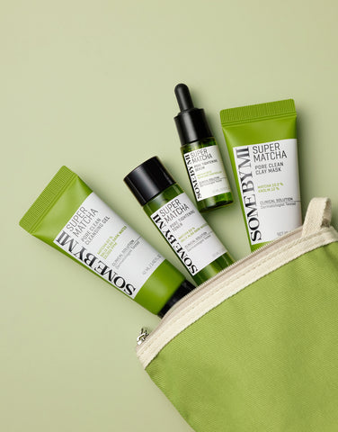 Some By Mi Super Matcha Pore Care Starter Kit (4-piece Set)