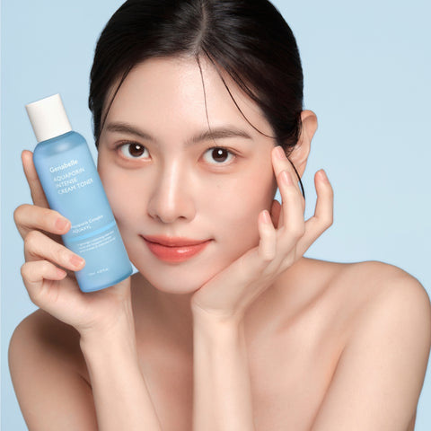 Genabelle Aqua Moisture 2-Piece Set (Panthenol Cream-Toner + Ceramide Capsule Cream)