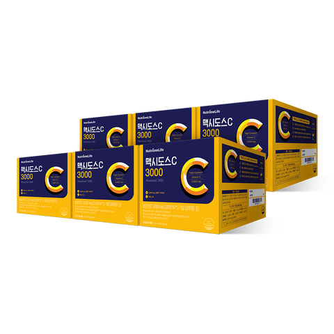 Nutrione MaxiDose C 3000 High-Potency Vitamin C Powder 100 Sachets x 6 (Lee Byung-hun)