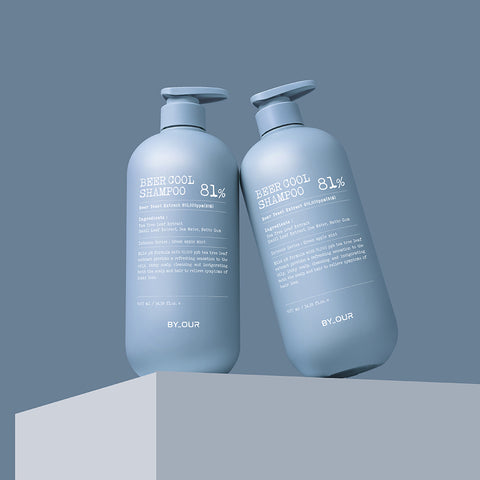 Byour Beer Yeast 810,000 PPM Cooling Hair Loss Shampoo 1017ml (2 Pack)