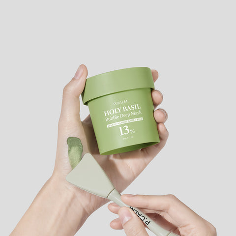 Pcalm Holy Basil Bubble Deep Mask 90g (1+1)