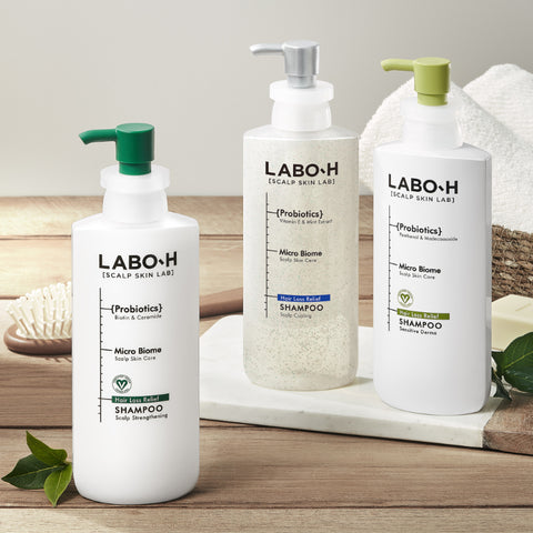 Labo H Sensitive Derma Anti-Hair Loss Mild Acidic low-irritation Shampoo 400ml