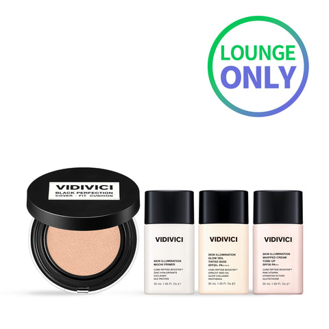 VIDIVICI Black Perfection Cover Fit Cushion (Full-Size) + Base Duo Set