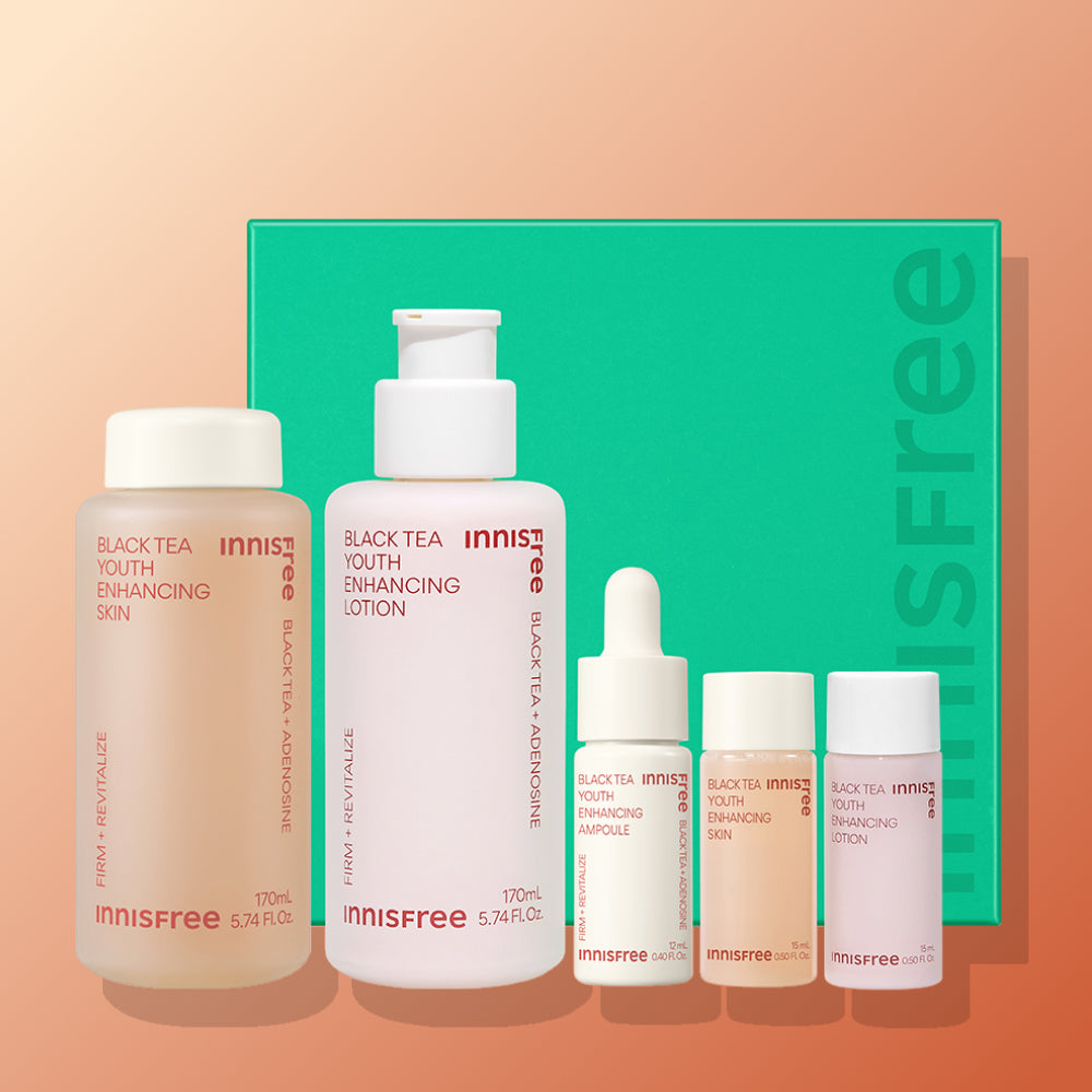 Innisfree Black Tea Youth Enhancing Skin Care 2-Piece Set
