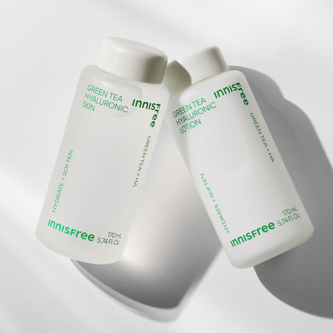 Innisfree Green Tea Seed Hyaluronic 2-Piece Skincare Set - Skin & Lotion