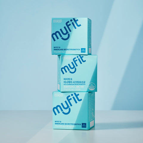 DongKook Pharmaceutical MyFit B Inner Care Secret Probiotics 250 mg x 30 Capsules (6 Pack) (6 Months)