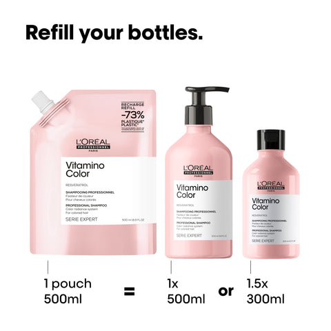L'Oreal Professionnel Vitamino Color Shampoo Refill 500ml