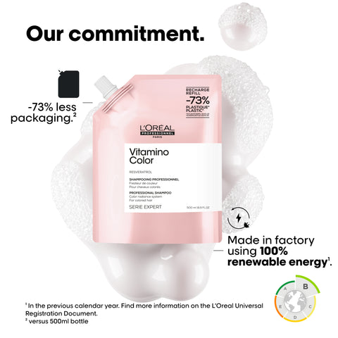 L'Oreal Professionnel Vitamino Color Shampoo Refill 1000ml (Color Lock)