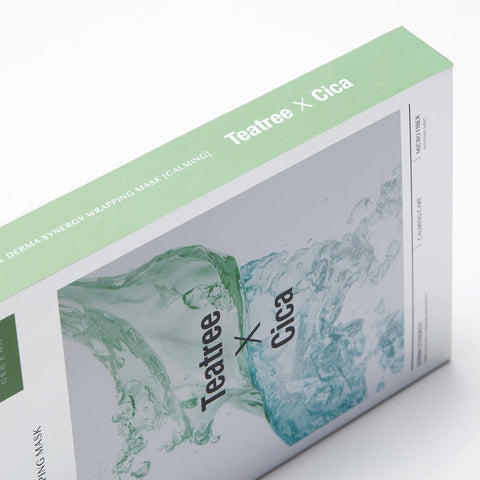 Mediheal Derma Synergy Wrapping Mask (Tea Tree x Cica), 14 Sheets, 25 ml each