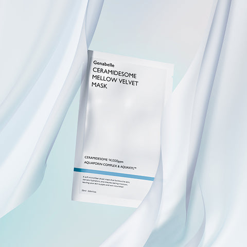 Genabelle Ceramide & Panthenol Mellow Microfiber Velvet Moisture Barrier Mask 5 Sheets