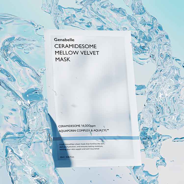 Genabelle Ceramide & Panthenol Mellow Microfiber Velvet Moisture Barrier Mask 5 Sheets