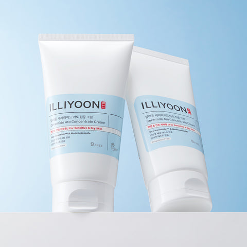 ILLIYOON Ceramide Ato Intensive Cream (Fragrance-Free) 200ml + 200ml + 30ml