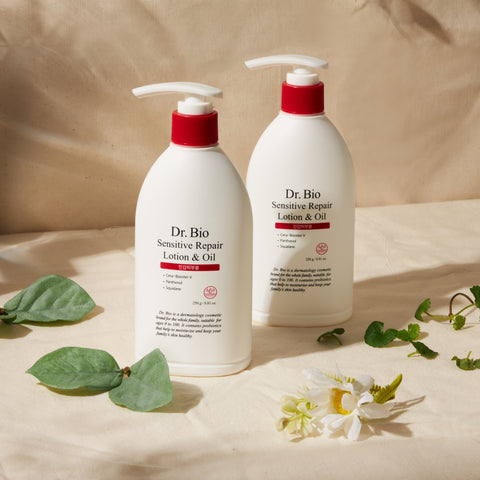 Dr.Bio Sensitive Repair Lotion & Oil 250g (2 Pack)