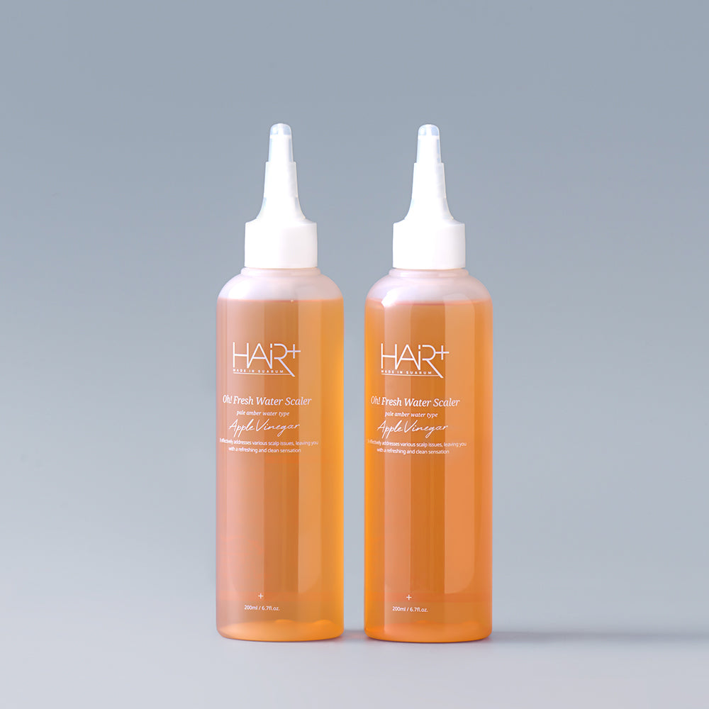 HairPlus Offresh Apple Vinegar Scalp Scrub Water Scaler 200ml (2 Pack)