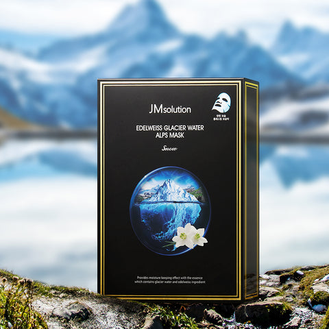 JM Solution Edelweiss Glacier Water Alps Mask Pack Snow 30ml 10P