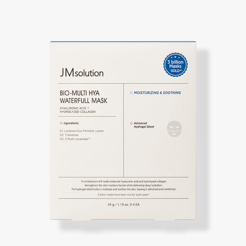 JM Solution Bio Multi Hia Waterful Hydrogel Mask 4P (Cooling Mask Pack)