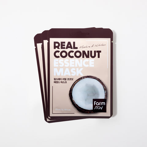 Farmstay Real Essence Mask Combo Pack ver.1 (1 box, 12 sheets)