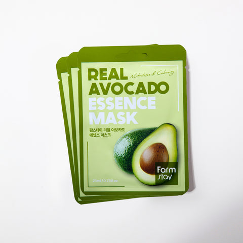 Farmstay Real Essence Mask Combo Pack ver.1 (1 box, 12 sheets)