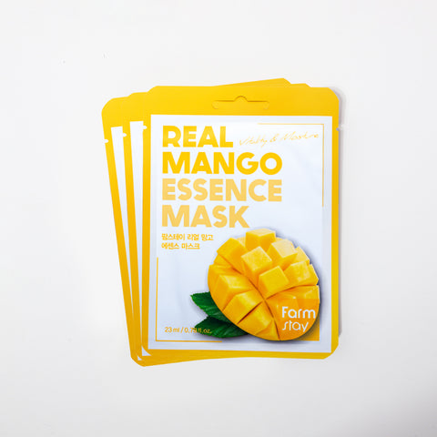 Farmstay Real Essence Mask Combo Pack ver.1 (1 box, 12 sheets)