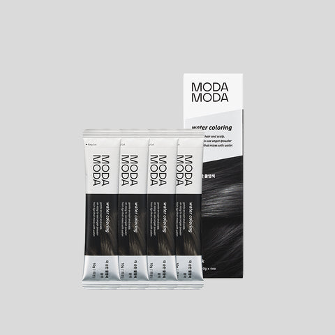 MODAMODA The Gentle Water Hair Dye 4 Pack - Black