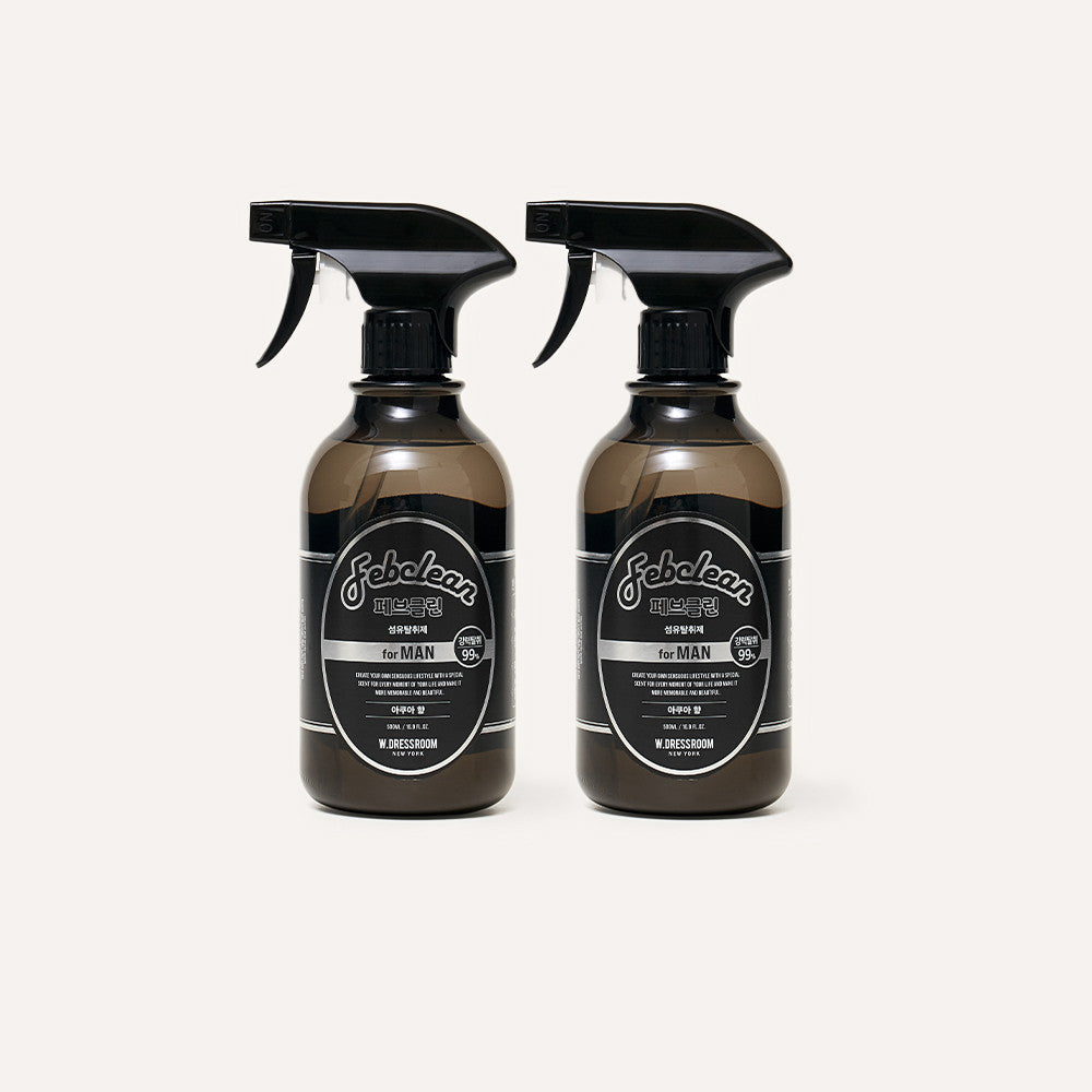 W.Dressroom Febclean For Men Aqua 500ml (2 pack)