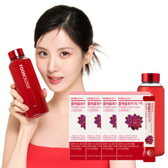 Foodology Coleology Tea Pro Habital Escape 4-Box Set + Bottle (Red Water Diet Forskolin)