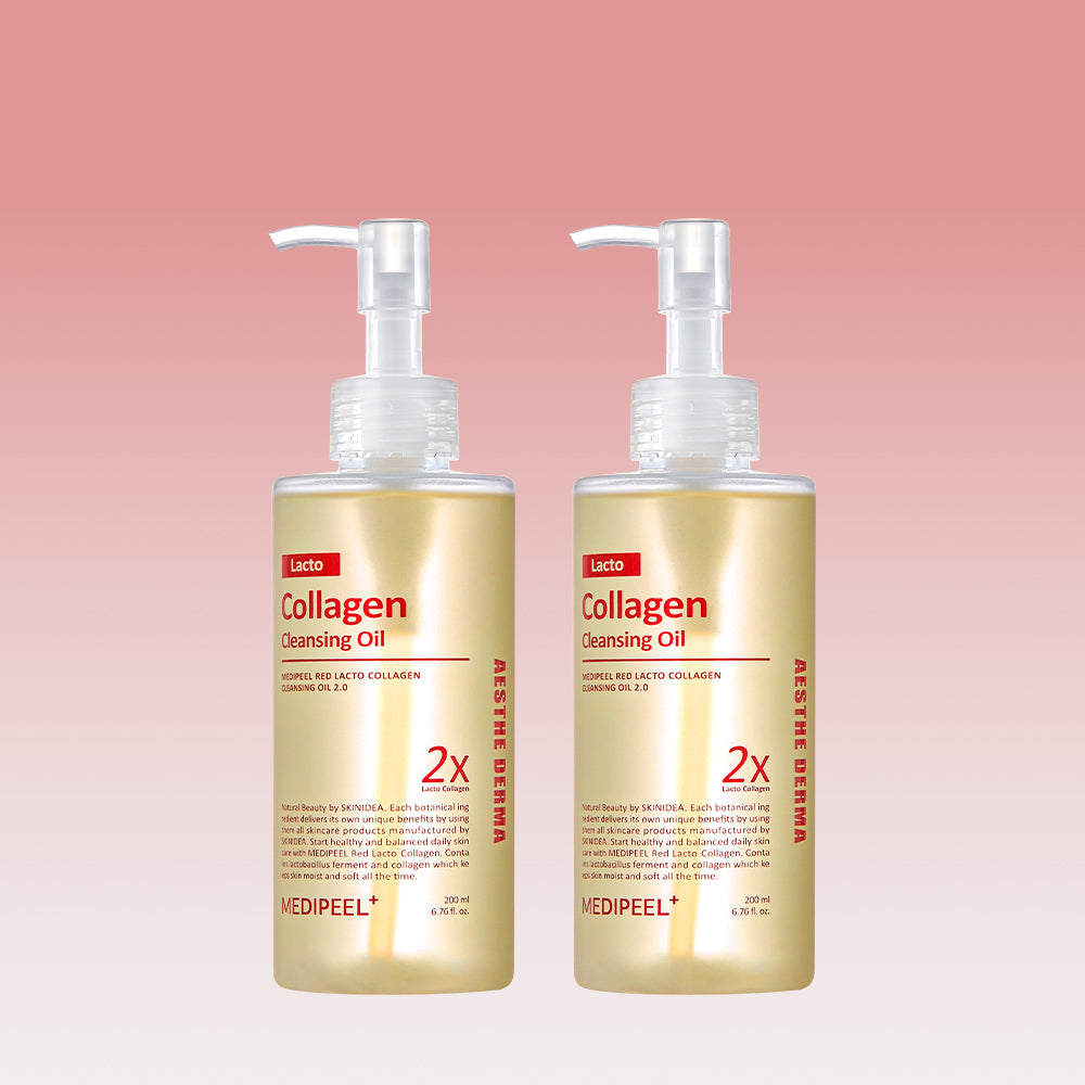 Medipeel Red Lacto Collagen Cleansing Oil 2.0 200ml (2 Pack)