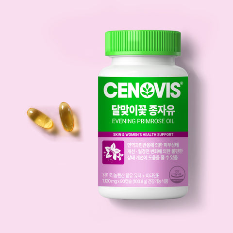Cenovis Evening Primrose Seed Oil 1120 mg x 90 Capsules (2 Pack) (GLA + Vitamin E)