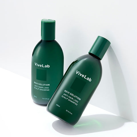 Vivelab Revi Solution Anti Hair Loss Scalp Shampoo - Woody Floral Musk, 300ml (2 Pack)