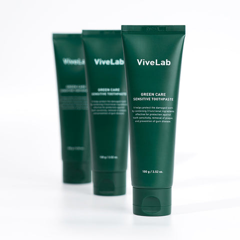 Vivelab Green Care Sensitive Toothpaste 100g (3 Pack)
