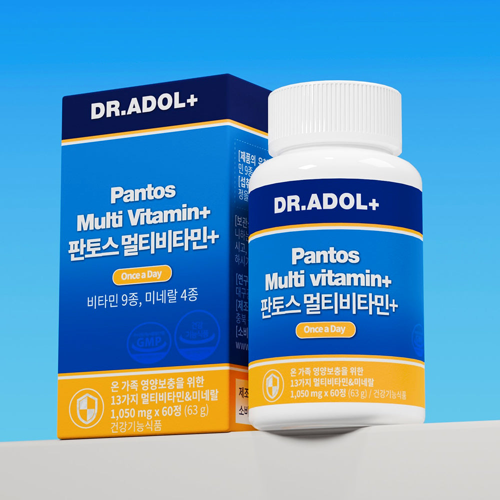Dr. Adol Pantos Multivitamin + Mineral 60 Tablets (1-Month)