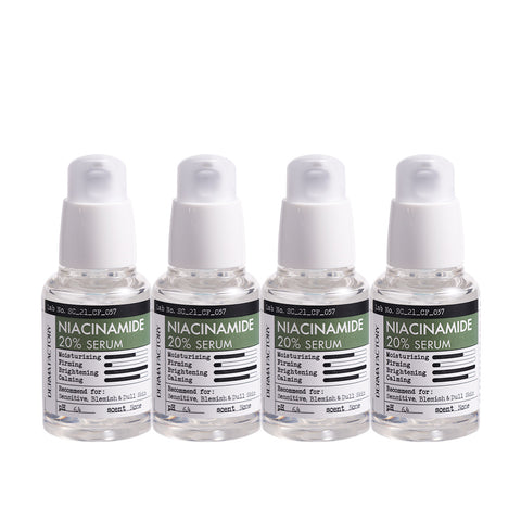 Derma Factory Niacinamide 20% Serum 30ml (4 Pack)